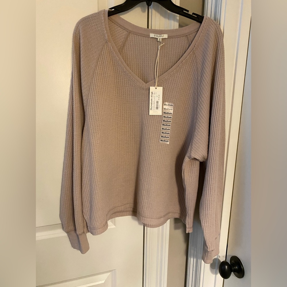Z Supply Waffle Shirt NWT